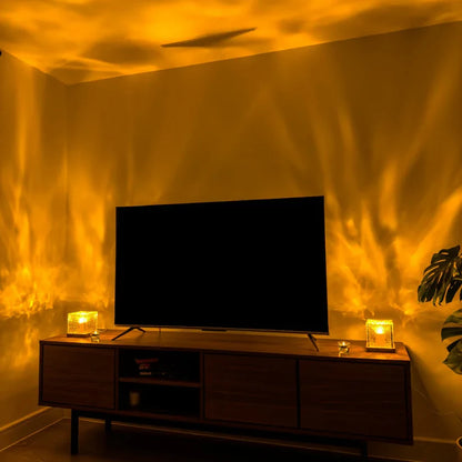 Northern Lights Bedroom Lamp - Minimalist Room Decor
