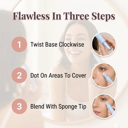 SoftPuff™ - Smoothing 2 in 1 Eye Concealer and Foundation