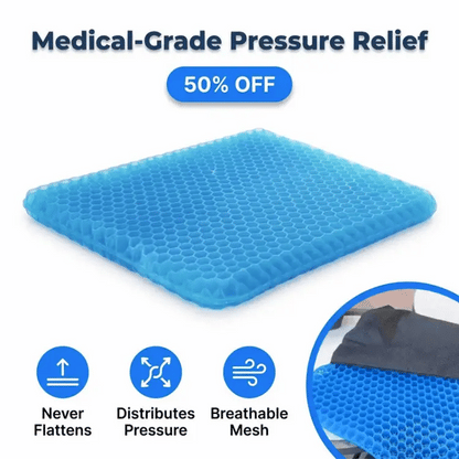 CoolGel™ - Medical-grade gel seat cushion for superior pressure relief