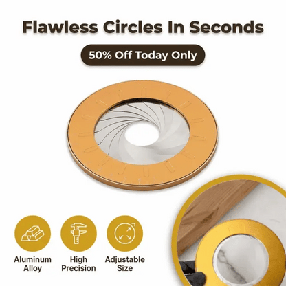 CircleLock™ - Bendable Compass and Round Ruler for Precise Circles