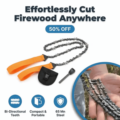 SawBlaze™ - Ultra-Portable Steel Saw for Camping and Survival
