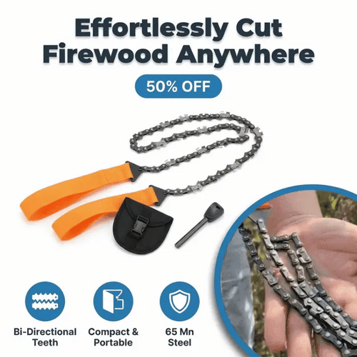 SawBlaze™ - Ultra-Portable Steel Saw for Camping and Survival