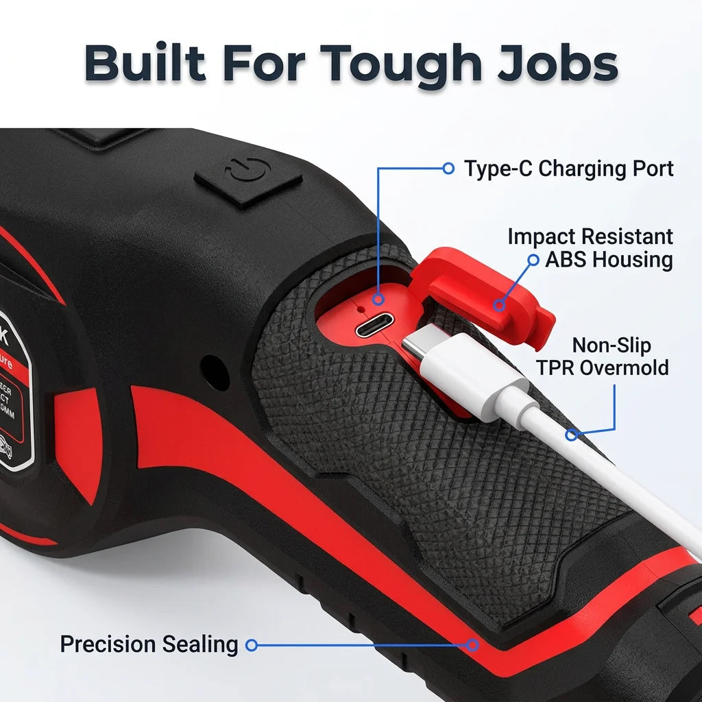 ProBeam™ - 2-in-1 laser tape measure with integrated level
