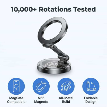 Foldable Magnetic Phone Mount - Hands-Free Driving