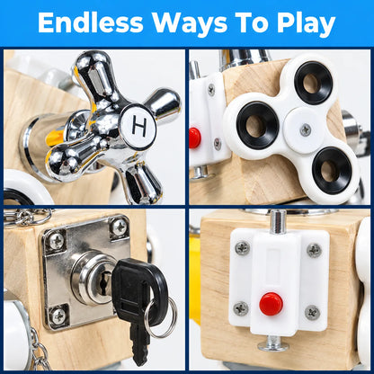 SmartCube™ - Screen-Free Developmental Activity Toy for Travel