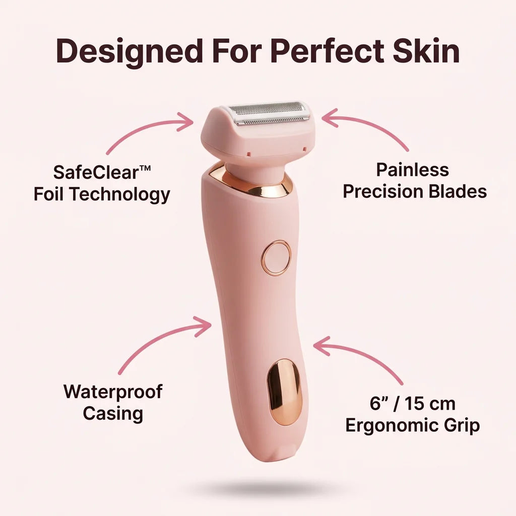 SafeClear™ - Painless and irritation free hair removal for silky smooth skin
