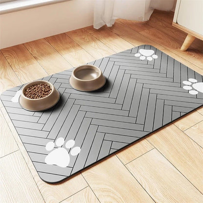 NeatMat™ - Absorbent diatomaceous earth pet feeding mat