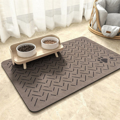 NeatMat™ - Absorbent diatomaceous earth pet feeding mat
