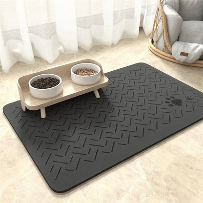 NeatMat™ - Absorbent diatomaceous earth pet feeding mat