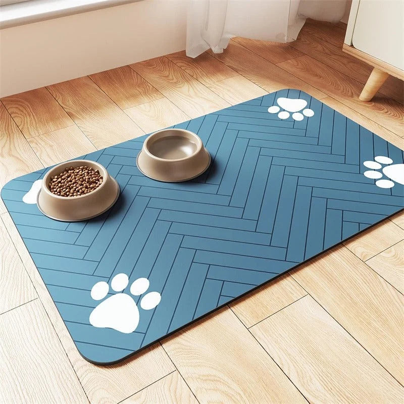 NeatMat™ - Absorbent diatomaceous earth pet feeding mat
