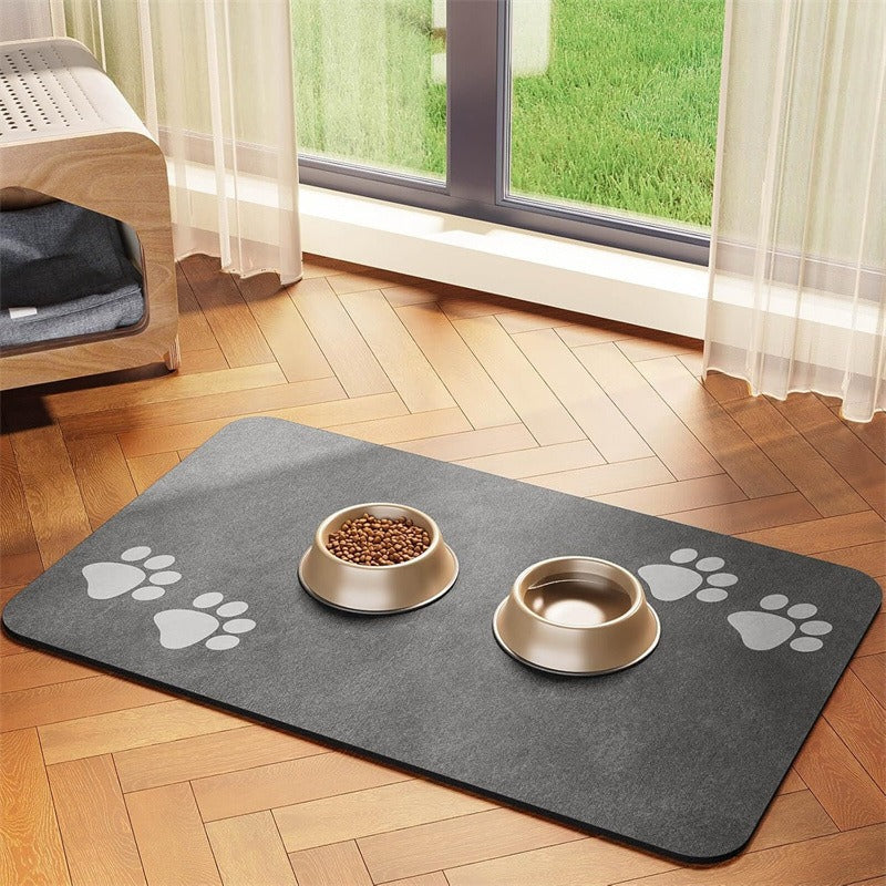 NeatMat™ - Absorbent diatomaceous earth pet feeding mat