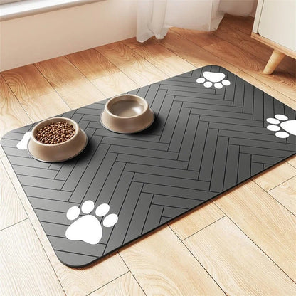 NeatMat™ - Absorbent diatomaceous earth pet feeding mat