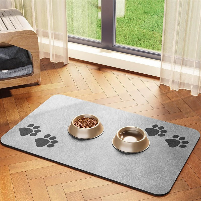 NeatMat™ - Absorbent diatomaceous earth pet feeding mat