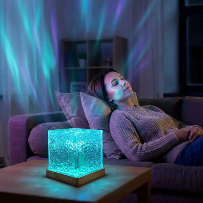 Northern Lights Bedroom Lamp - Minimalist Room Decor